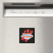 Dice Players Lucky Las Vegas Magnet (Insitu (Vaatwasser))