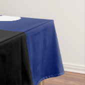 Dice polka dot blauw/zwart tafelkleed (Voorbeeld)