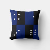 Dice polka dot dice-patroon kussen (Voorkant)