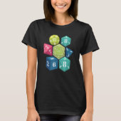 Dice Pool Dice Goblin Tafeltop RPG Gamer T-shirt (Voorkant)