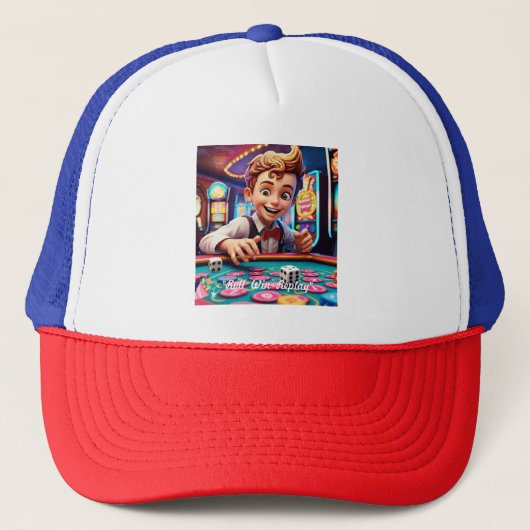 "Dice Roll Revolution" Trucker Pet (Voorkant)