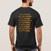 Dice Roll Tour T-shirt (Achterkant)