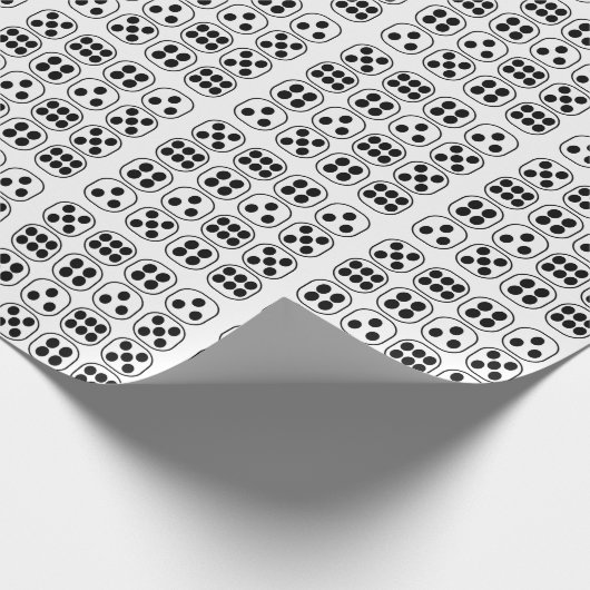 Dice Roll verjaardagsfeestje Cadeaupapier (Hoek)