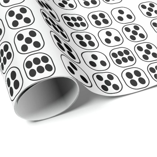 Dice Roll verjaardagsfeestje Cadeaupapier (Rol Hoek)