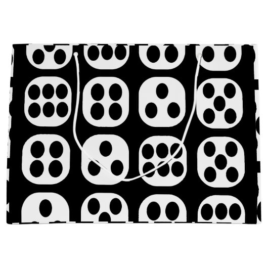 Dice Roll verjaardagsfeestje Groot Cadeauzakje (Voorkant)