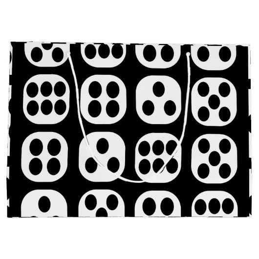 Dice Roll verjaardagsfeestje Groot Cadeauzakje (Achterkant)