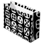 Dice Roll verjaardagsfeestje Groot Cadeauzakje (Voorkant Gekanteld)