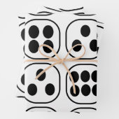 Dice Roll verjaardagsfeestje Inpakpapier Vel (In situ)