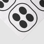 Dice Roll verjaardagsfeestje Tissuepapier (Detail)