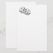 Dice Rolling Briefpapier (Voorkant / Achterkant)