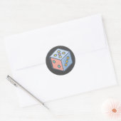 Dice Ronde Sticker (Envelop)