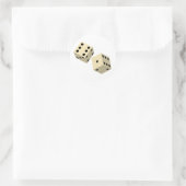 Dice Ronde Sticker (Tas)