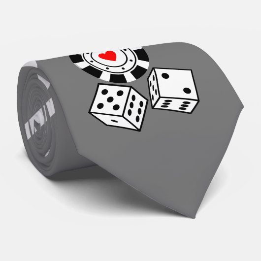 Dice-Stropdas Stropdas (Opgerold)