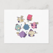 Dice-tekens Briefkaart (Voorkant)