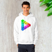 Dice Triangle Mannen Hoodie