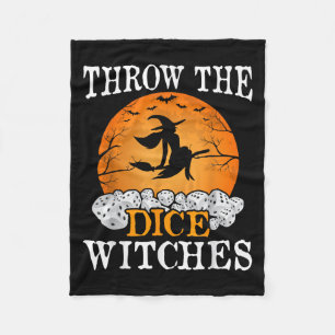 Dice Witches Bunco Fleece Deken