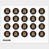 Dice Witches Bunco Ronde Sticker (Vel)