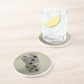 Dice Zandsteen Onderzetter (Zijkant)