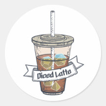 Diced Latte Dice Ice Coffee