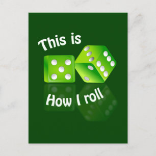 Dices-briefkaart Briefkaart