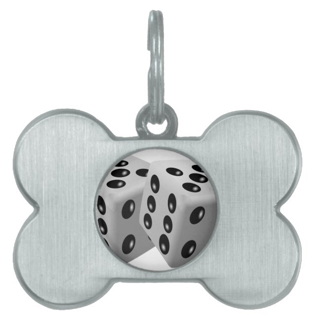 Dices Huisdieren Naamplaatje (voorkant)