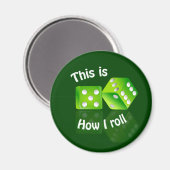 Dices magnet (Voorkant / Achterkant)
