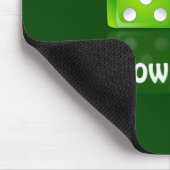 Dices mousepad muismat (Hoek)