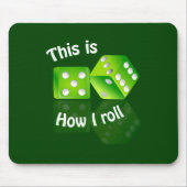 Dices mousepad muismat (Voorkant)