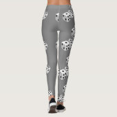 Dices op grijs patroon leggings (Achterkant)