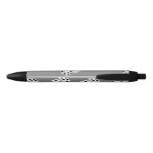 Dices op grijs patroon zwarte inkt pen (Achterkant)