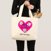Dicey Heart Canvas tas (Voorkant (product))