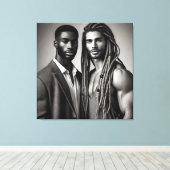 Dichotomie onthuld canvas afdruk (Insitu (Houten vloer))