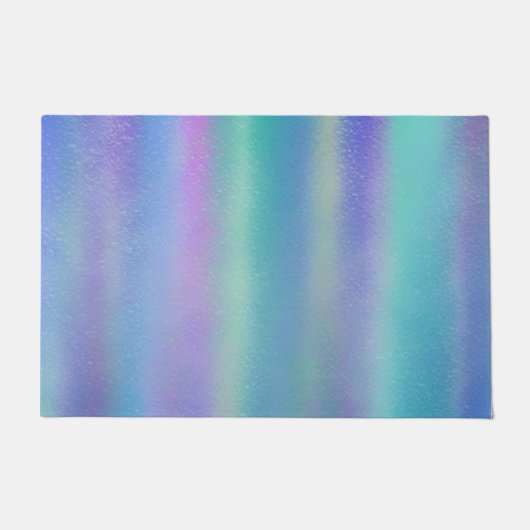 Dichroomkleurige regenboogkleuren deurmat (Voorkant)