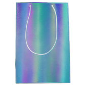 Dichroomkleurige regenboogkleuren medium cadeauzakje (Voorkant)