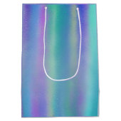 Dichroomkleurige regenboogkleuren medium cadeauzakje (Achterkant)