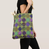 Dicht Abstract Cirkelpatroon Overal Tote Bag (Dichtbij)
