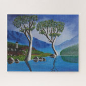 Dicht bij de DMZ Korea River Lookout Tower Legpuzzel (Horizontaal)