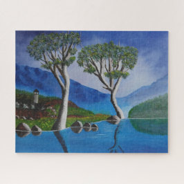 Dicht bij de DMZ Korea River Lookout Tower Legpuzzel