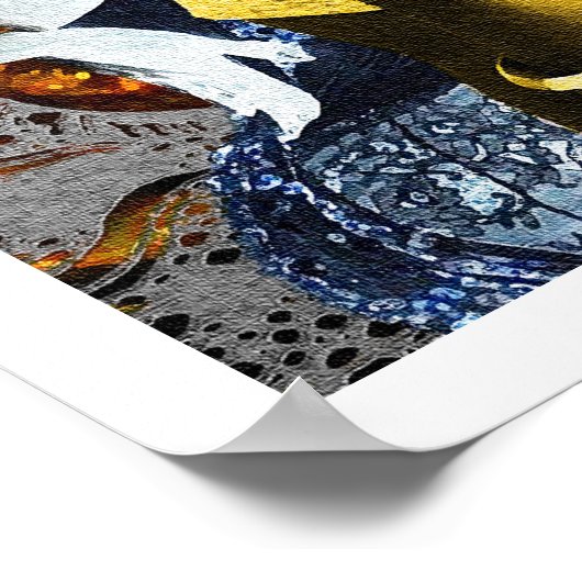 Dicht bij de rand poster (Hoek)