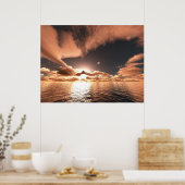 Dicht bij Dusk Poster (Keuken)