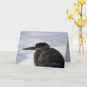 Dicht bij een reiger kaart (Gele Bloem)