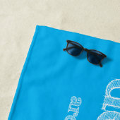 Dicht bij het hart strandlaken (In situ)