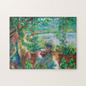 Dicht bij het meer door Renoir Impressionist Paint Legpuzzel (Horizontaal)