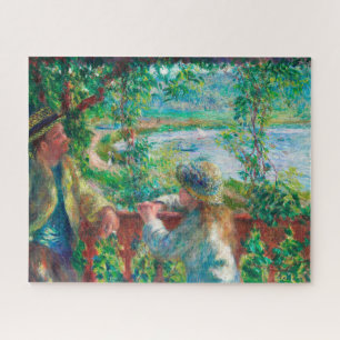 Dicht bij het meer door Renoir Impressionist Paint Legpuzzel
