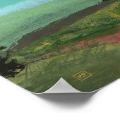 Dicht bij huis Landschap Poster (Hoek)