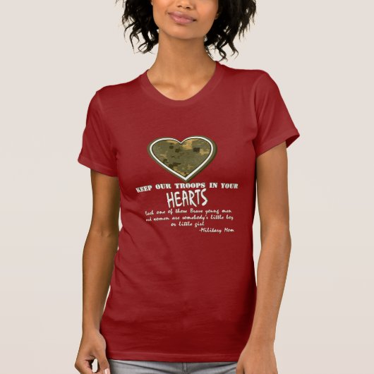 Dicht bij je hart t-shirt (Voorkant)