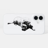 Dicht bij je iPhone 16 hoesje (Achterkant horizontaal)