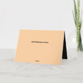 Dicht bij je Wenskaart Kaart (Achterkant)