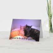 Dicht bij je Wenskaart Kaart (Voorkant)