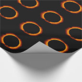 Dicht bij totale zonnecrisis cadeaupapier (Hoek)